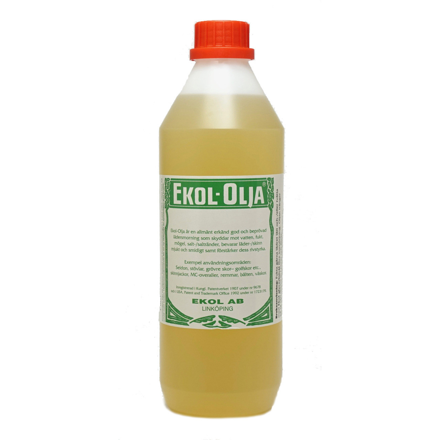 Læderolie ufarvet EKOL, 500 ml