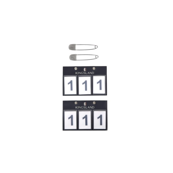 Nummerbricka Kingsland 2-pack