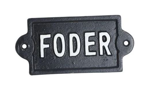 Skylt foder