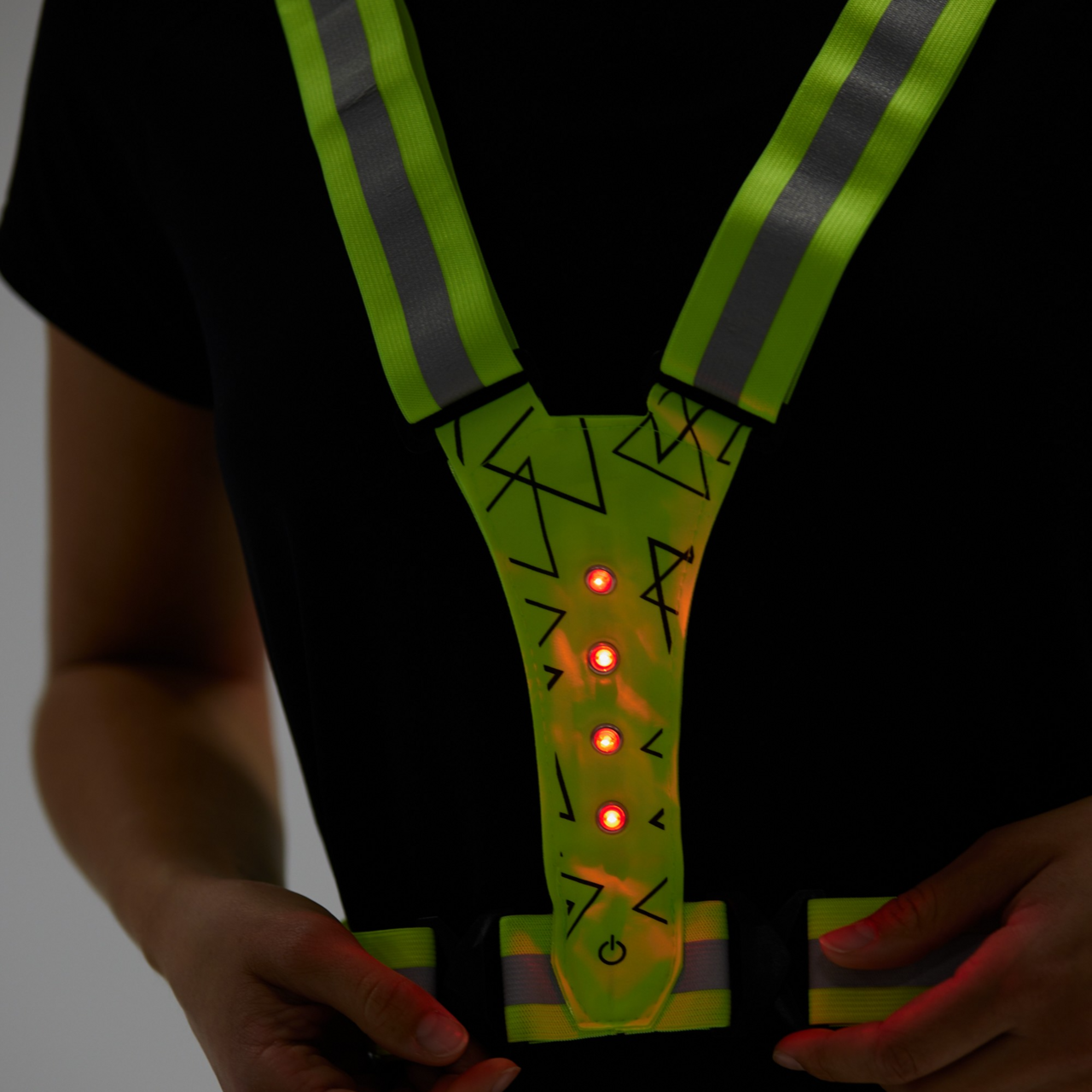 Reflexsele Cross w LED