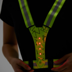 Reflexsele Cross w LED