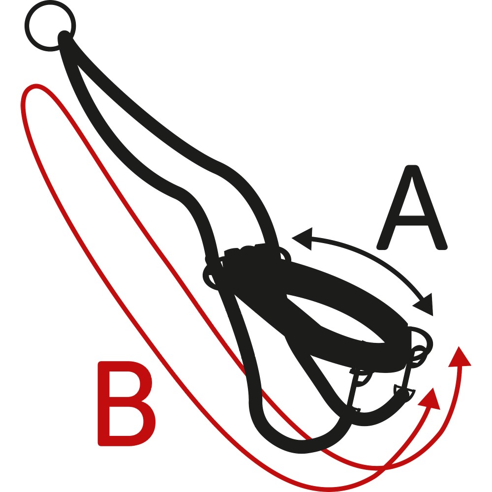 ANTITRÆKKESELE EASY WALKER Antitrækkesele Easy Walker L Sort