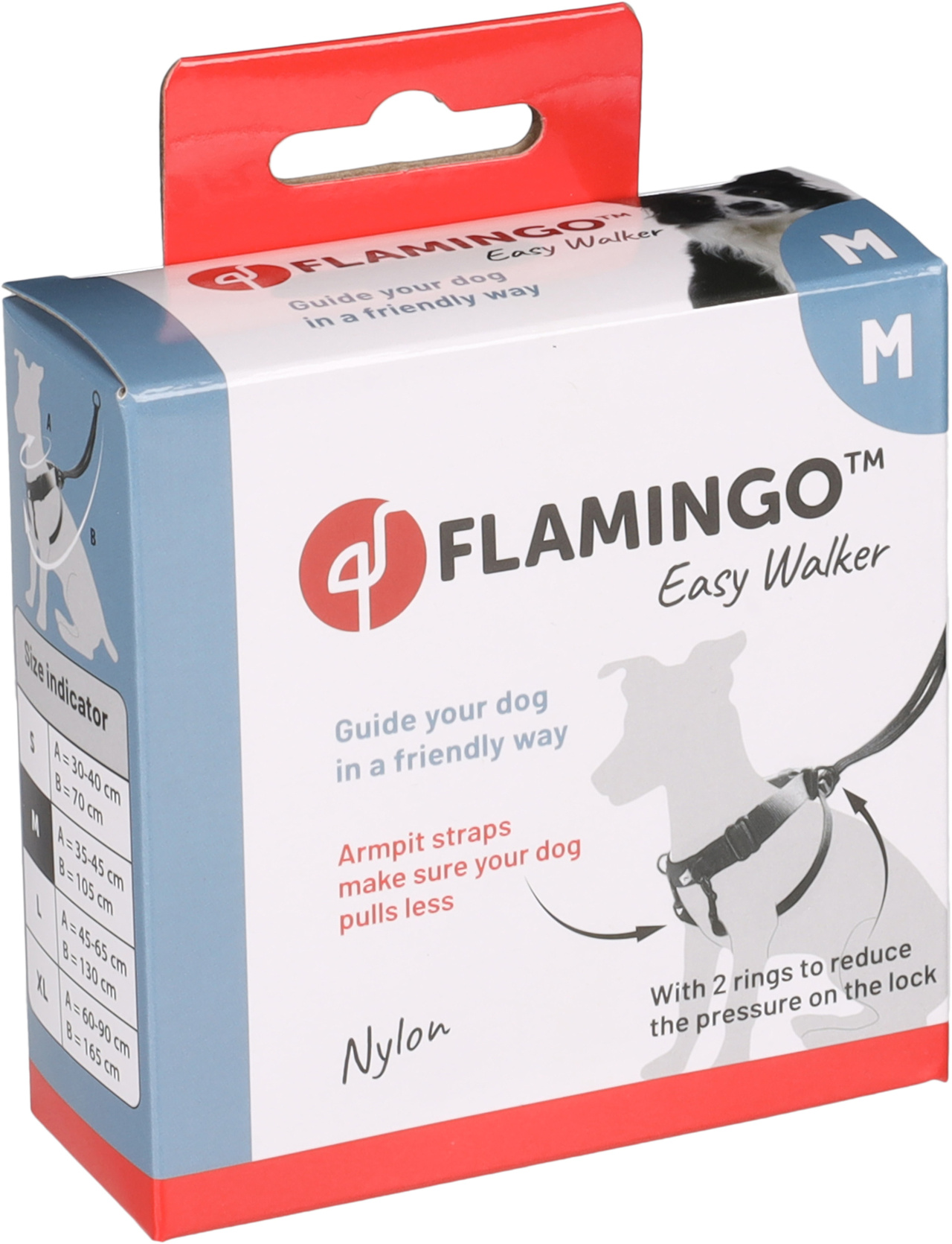 ANTITRÆKKESELE EASY WALKER Antitrækkesele Easy Walker L Sort