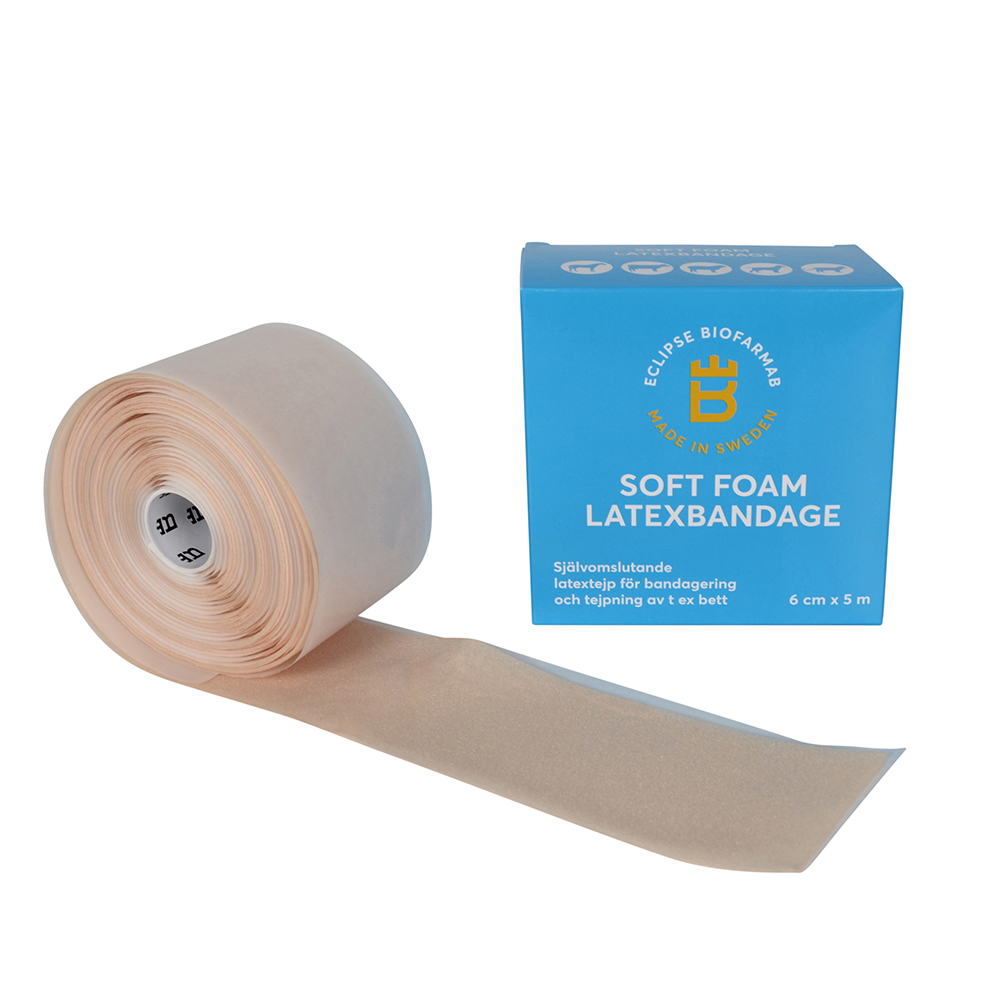 Soft foam Latexbandage 6 cm