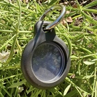 Airtag Nyckelring Svart