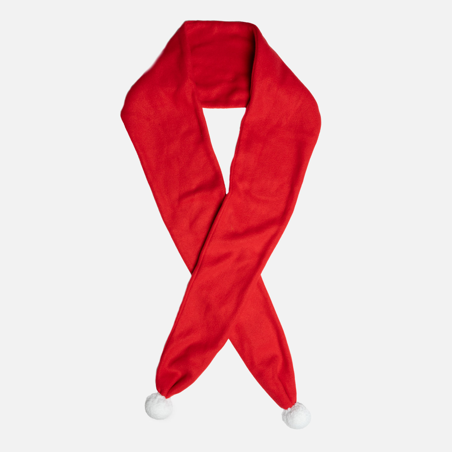 Julhalsduk Xmas röd/vit