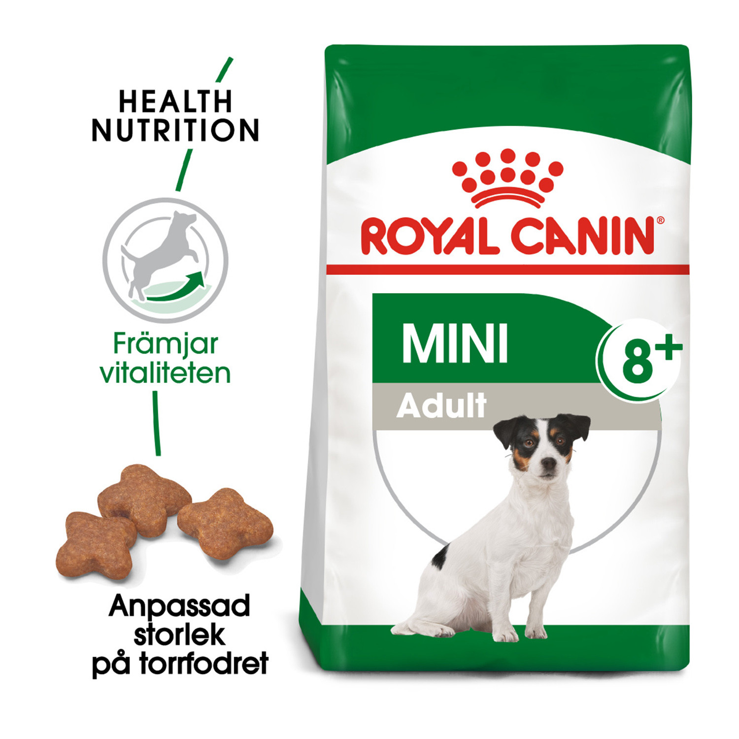 Mini adult +8 royal canin 8 kg